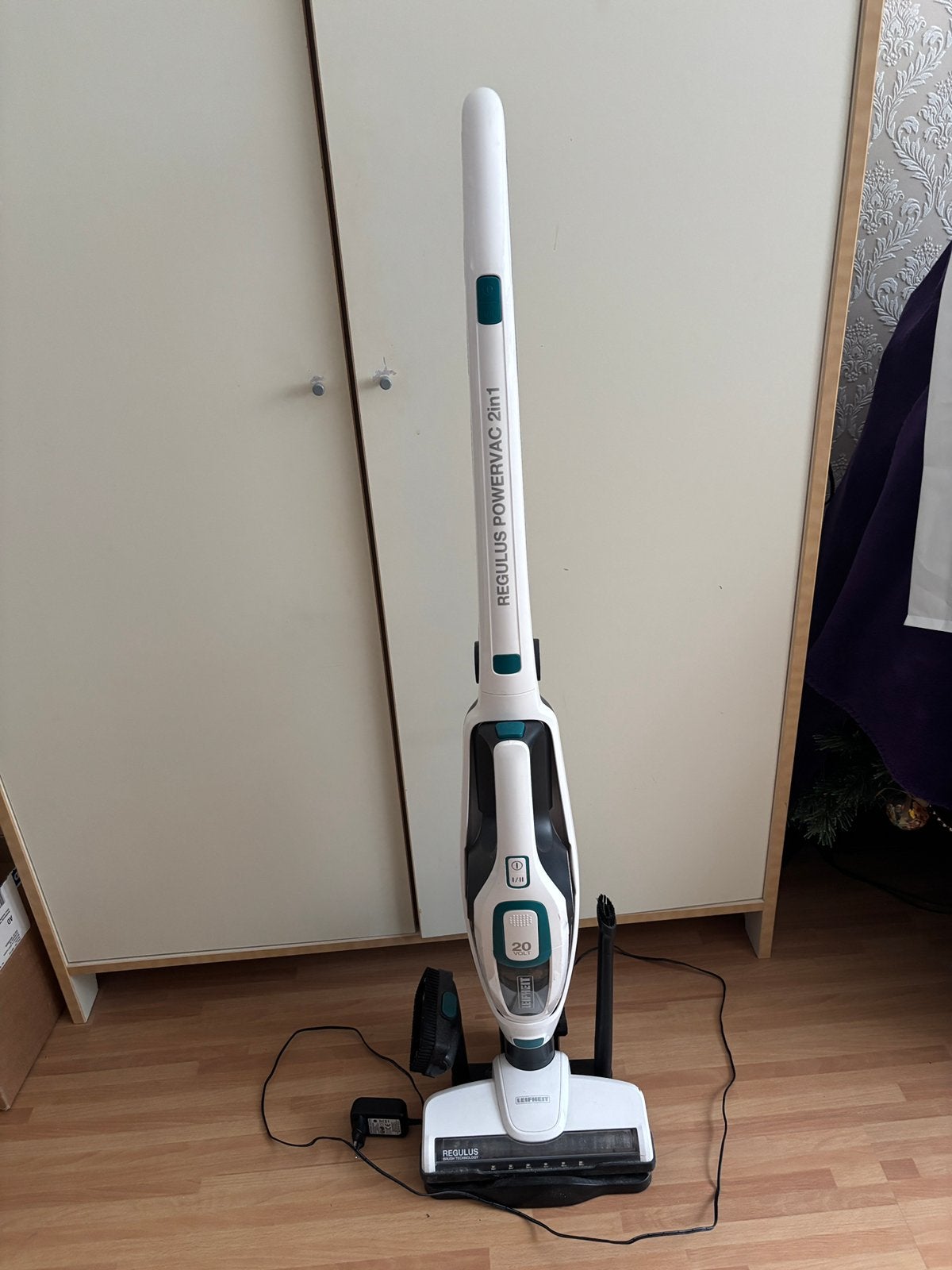 Leifheit Regulus Powevac 2in1 draadloze steelstofzuiger, Witgoed en Apparatuur, Stofzuigers, Ophalen, Overige merken, Draadloos