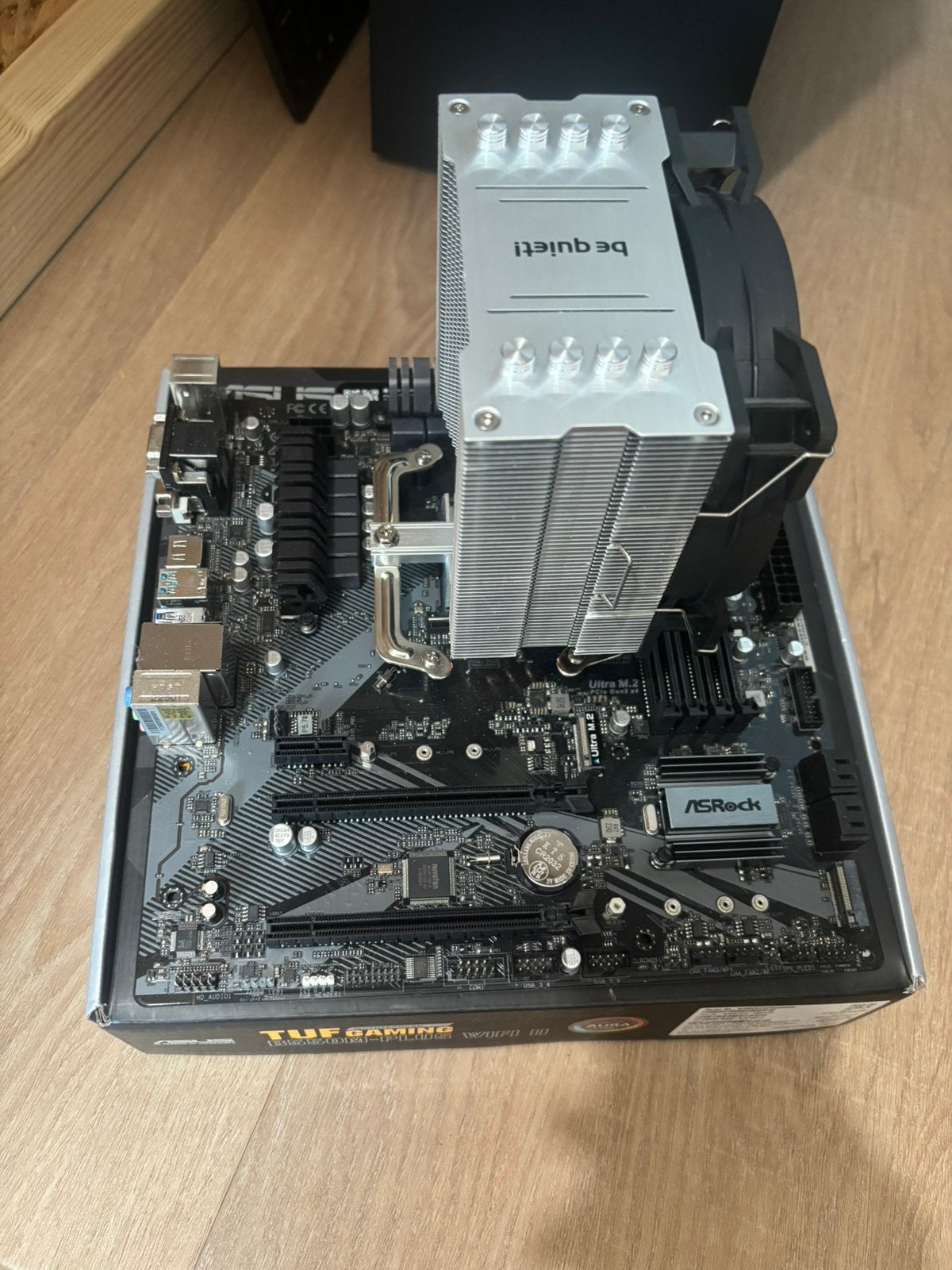 Asrock B450M + 5600g + koeler, Ophalen of Verzenden, Gebruikt, AMD