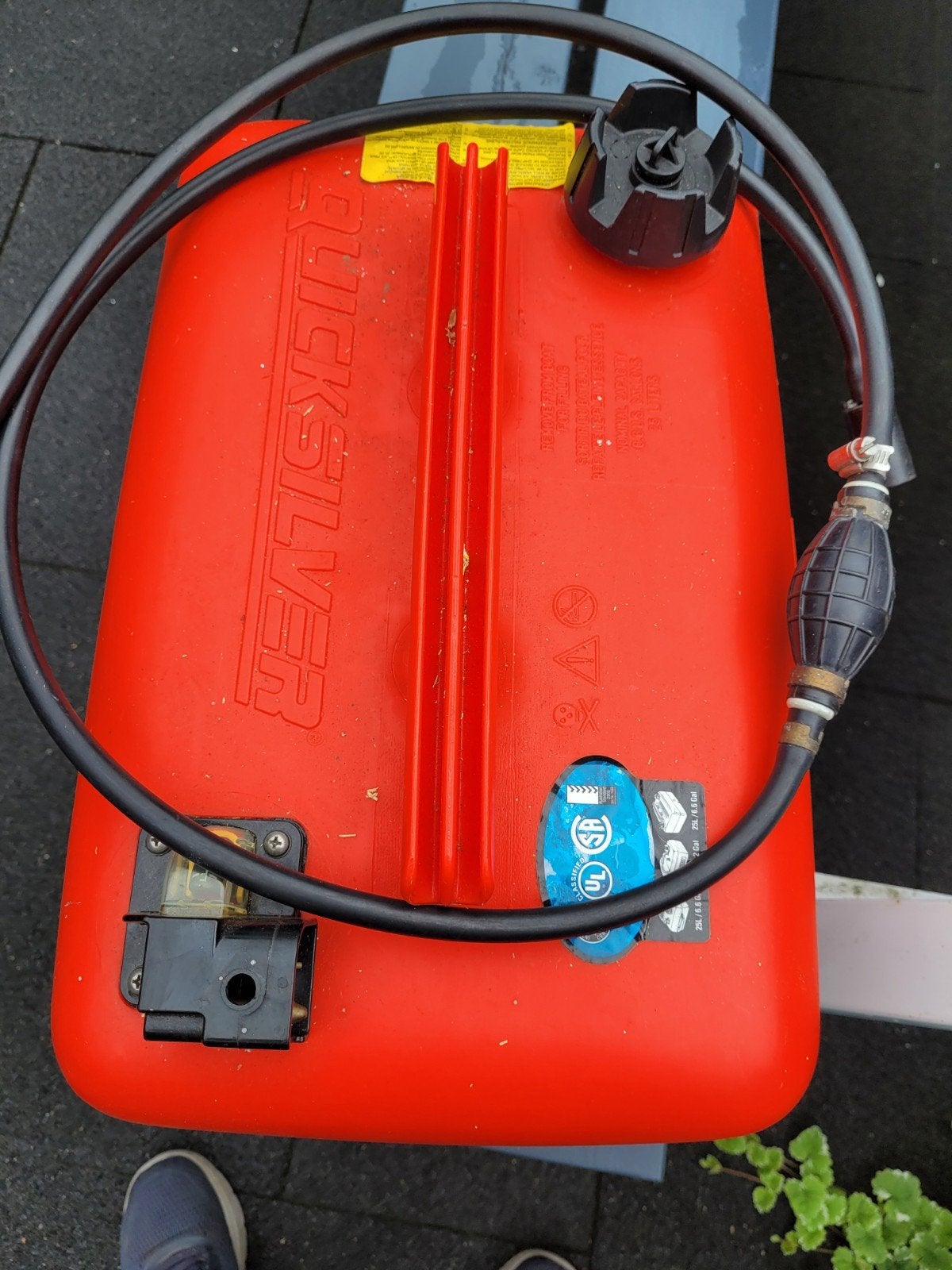 Quicksilver Benzinetank 25 liter voor buitenboordmotor, Ophalen of Verzenden
