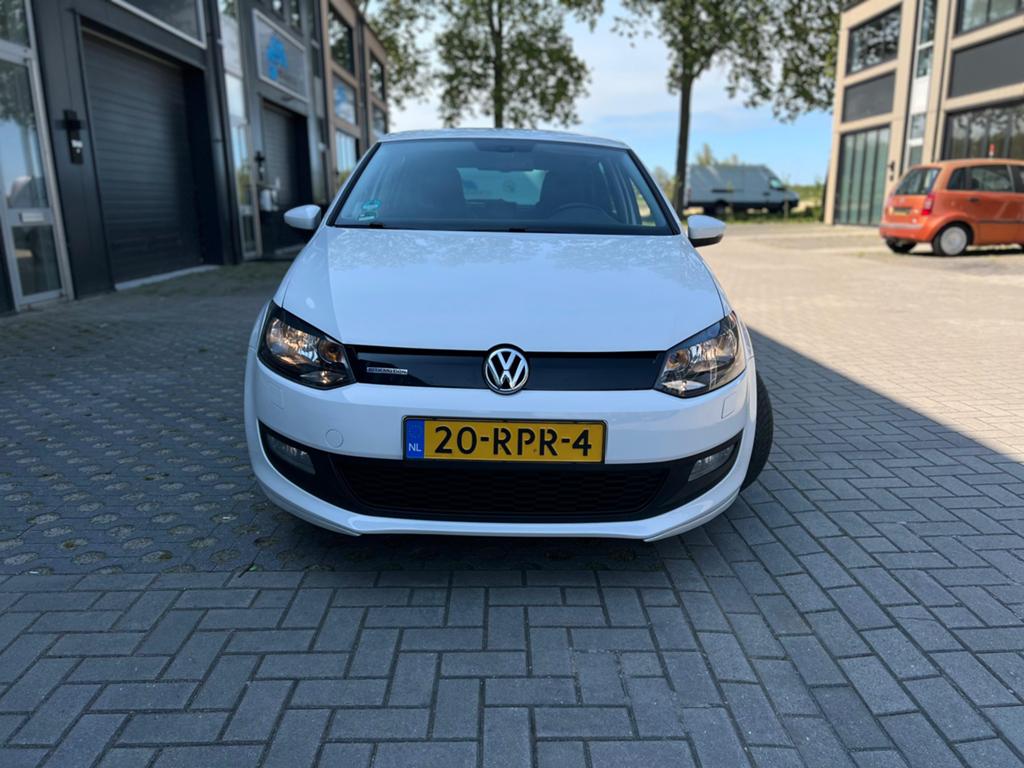 Volkswagen Polo 1.2 TDI 55KW BM 2011 Wit, Voorwielaandrijving, Euro 5, 74 pk, Zwart