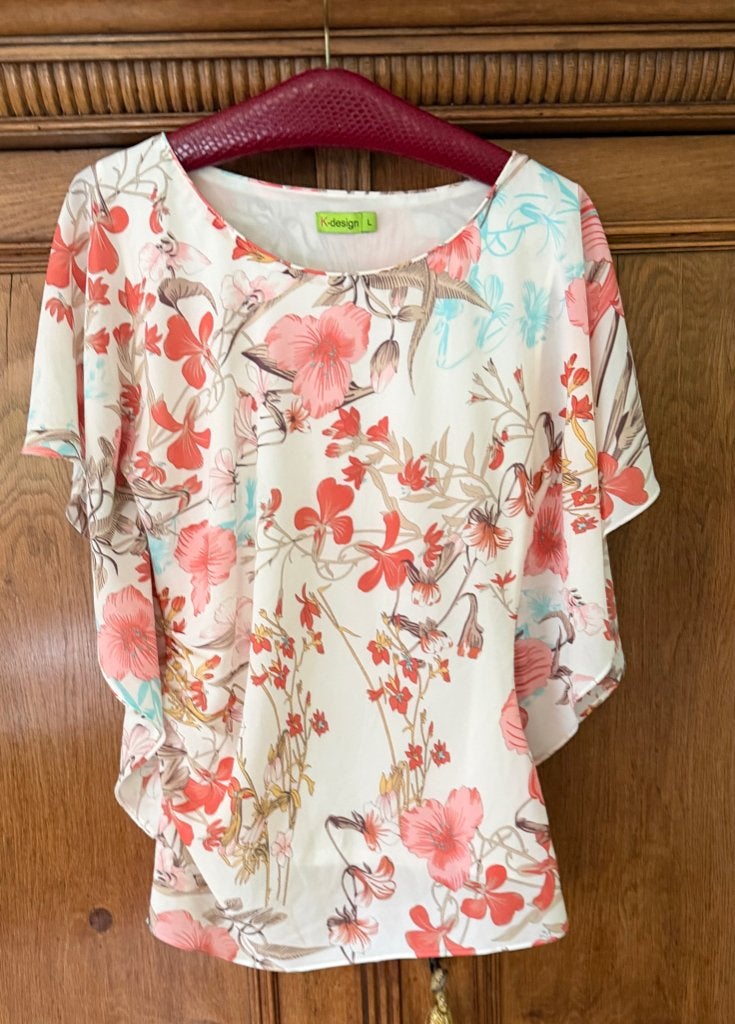 damesblouse, Ophalen of Verzenden, Zo goed als nieuw, Maat 42/44 (L), Roze