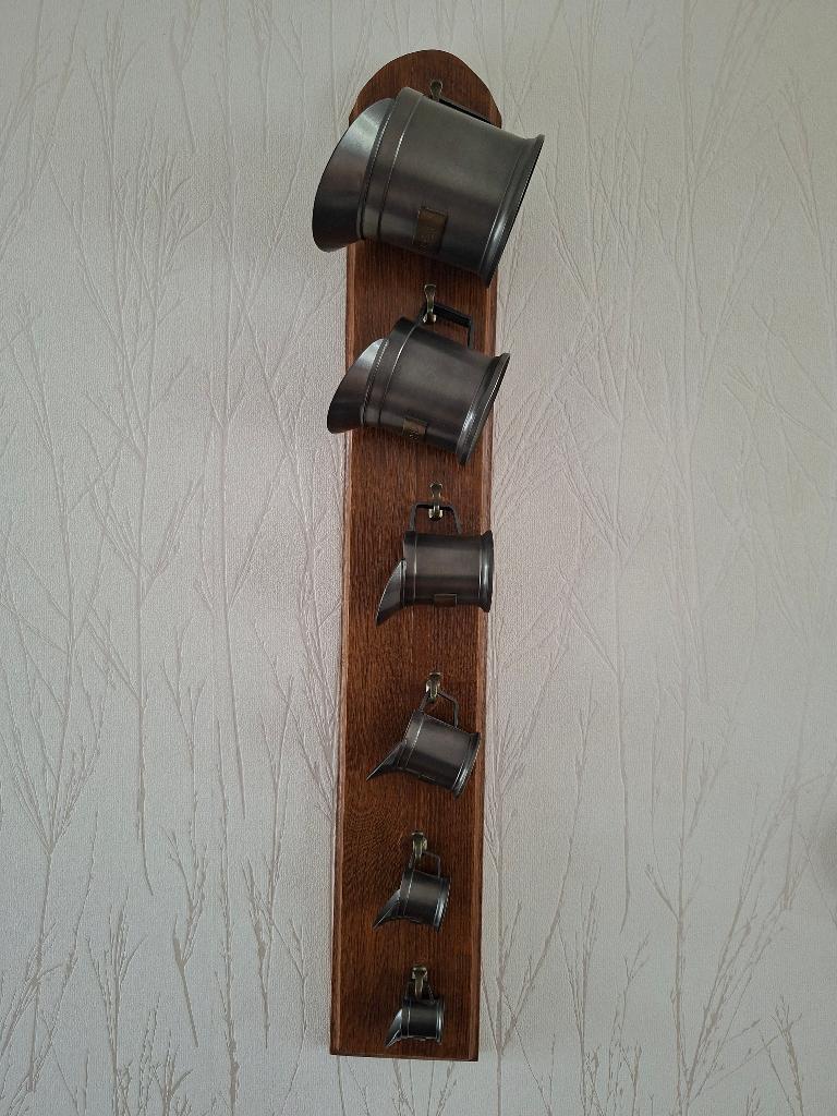 tinne maat bekers, Antiek en Kunst, Antiek | Tin, Ophalen