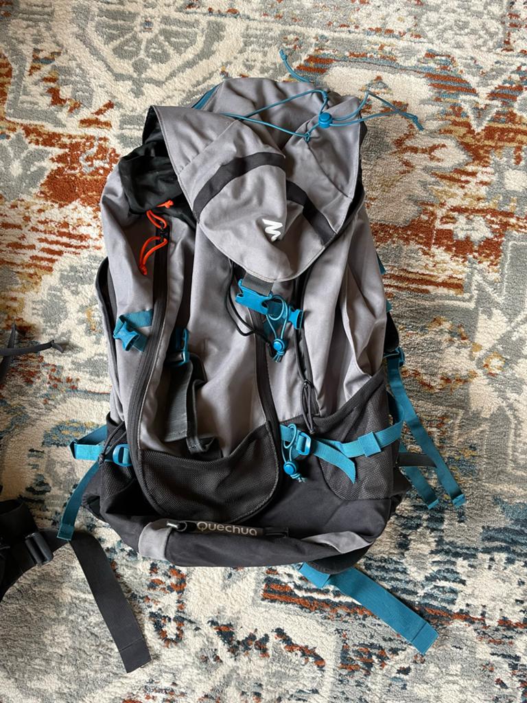 Quechua Forclaz 50 liter backpack, Ophalen of Verzenden, Gebruikt, Rugzak