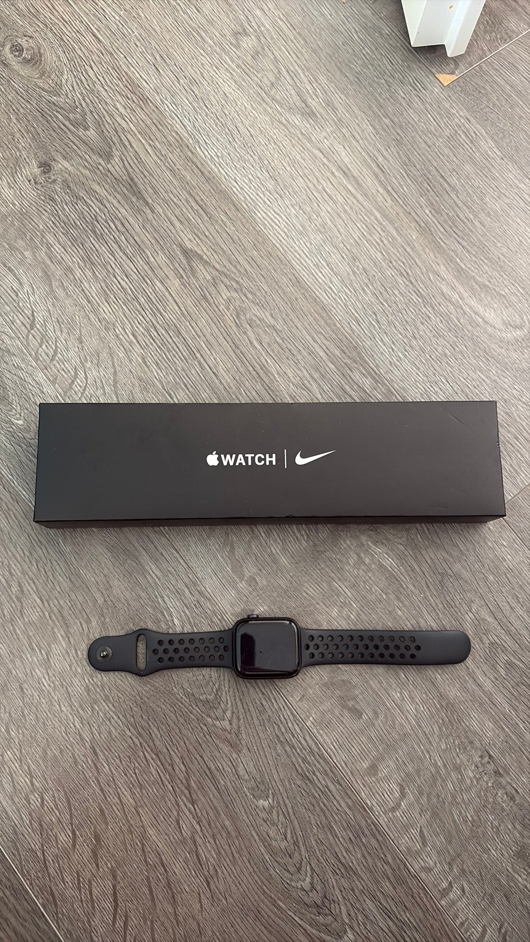 Apple watch se nike 44mm space gray, Hoogte, Zwart, IOS, Ophalen of Verzenden