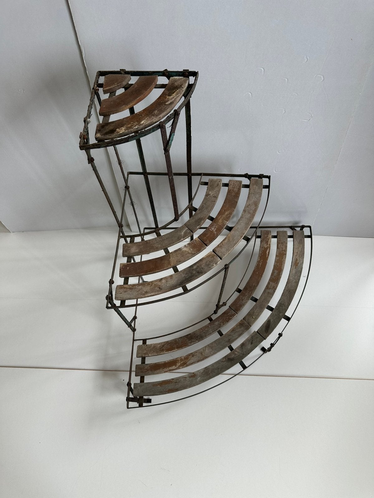 Plantenstandaard, plantenrek, etagère, retro vintage, Ophalen, Gebruikt, Rek/stellage, Metaal
