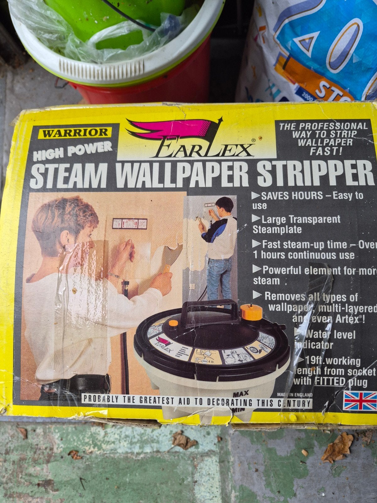 Earlex Warrior Stoom Behangafstomer - Krachtig en Efficiënt, Ophalen, Zo goed als nieuw, Overige typen, Overige merken