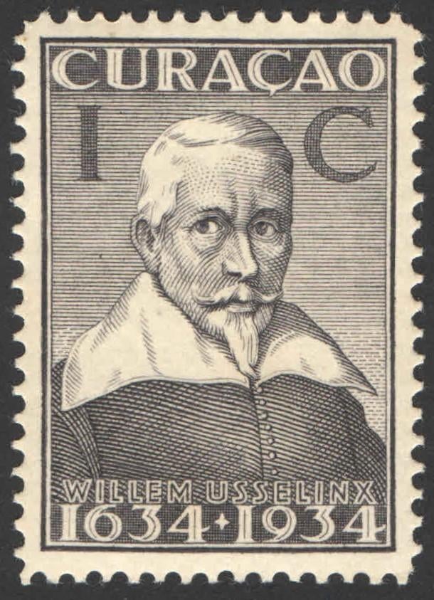 Curacao NVPH nr 104 postfris Vestiging Gezag 1934, Ophalen of Verzenden, Postfris