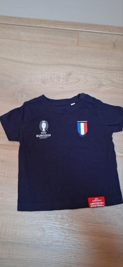 Officieel Frankrijk T-shirt - Maat 9 Maanden, Jongetje of Meisje, Officieel, Ophalen of Verzenden, Zo goed als nieuw