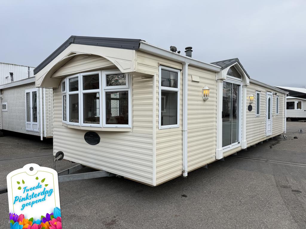 Willerby Lyndhurst 12.10 x 3.70 m Dubbelglas CV 2 SLP, Caravans en Kamperen, Niet ingevuld, Niet ingevuld, Niet ingevuld