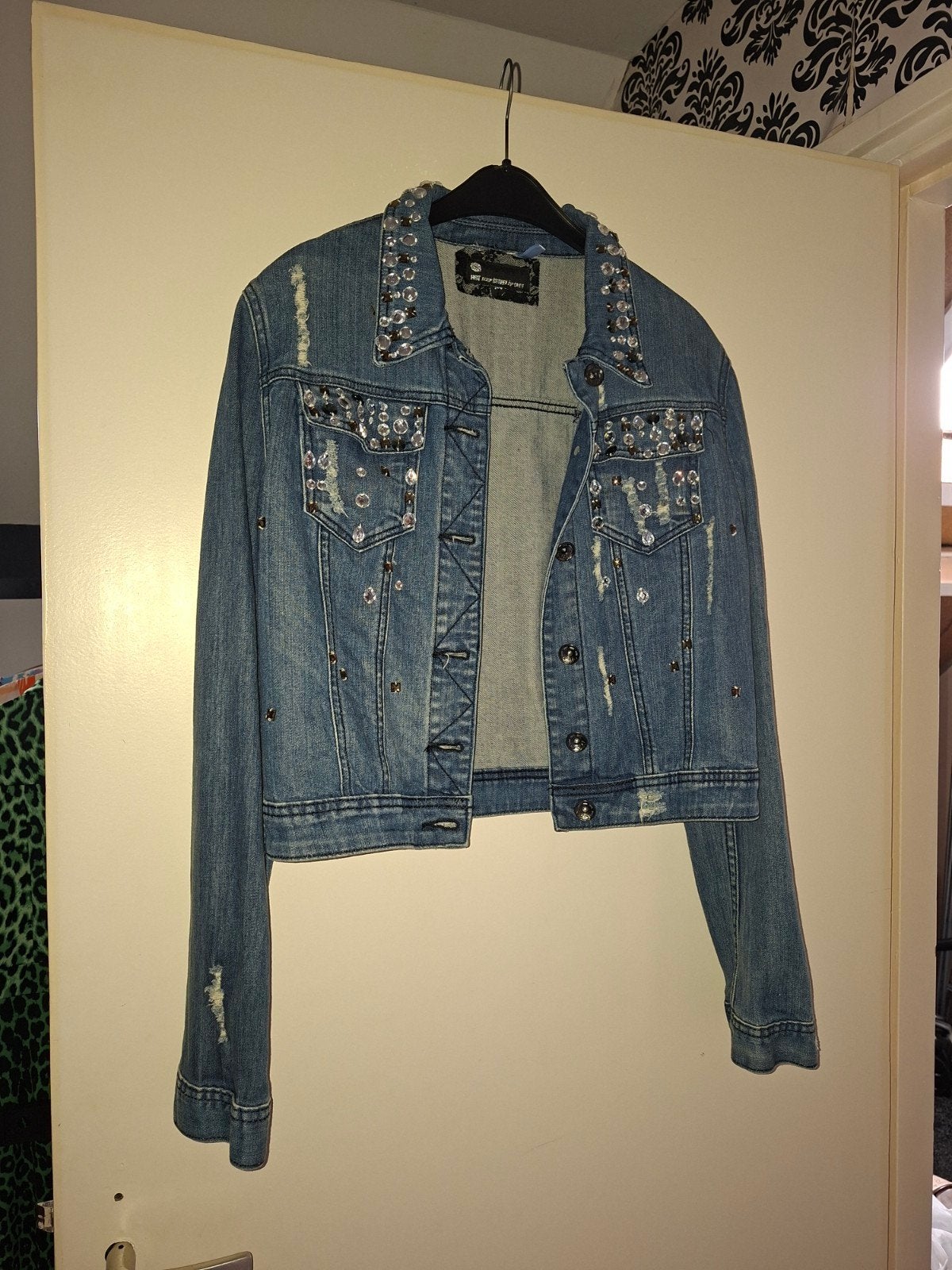 mooi jack met strass stenen maat Xl zgan 10 euro, Maat 46/48 (XL) of groter, Zo goed als nieuw, Hot sexy street by cley, Jasje