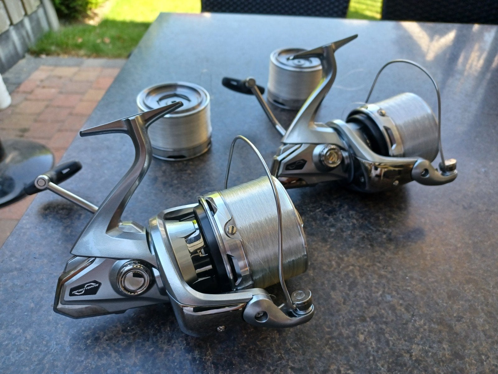 2x Shimano ultegra 3500xse competition ((nieuwstaat), Watersport en Boten, Hengelsport | Zeevissen, Ophalen, Zo goed als nieuw
