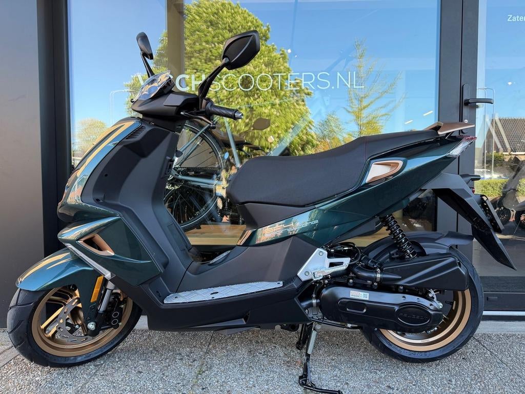 Peugeot Speedfight 4 | E5+ | Green Edition | Vandaag rijden?, Maximaal 45 km/u, Onbekend, Nieuw, Ophalen of Verzenden