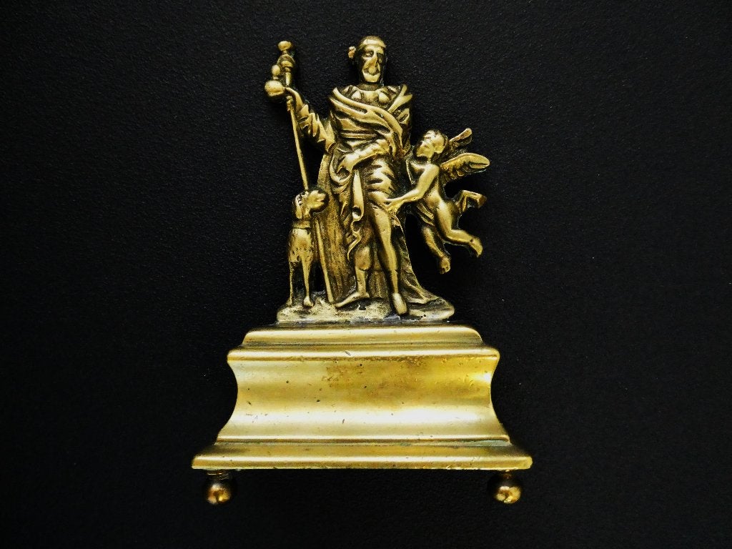 Beeld Sint Rochus Pestheilige Patroon Heilige van de honden, Ophalen of Verzenden