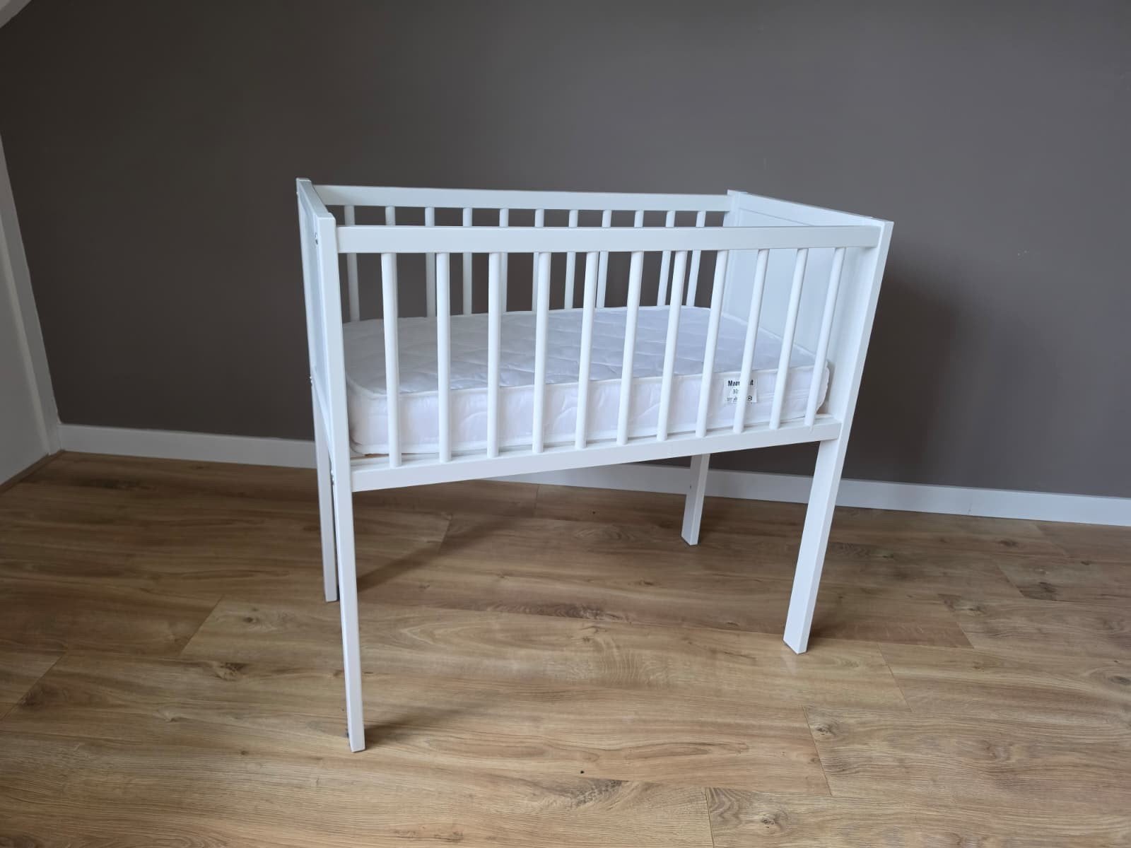 Wiegje 80x40 inclusief matras (z.g.a.n), Ophalen, Zo goed als nieuw, Wieg