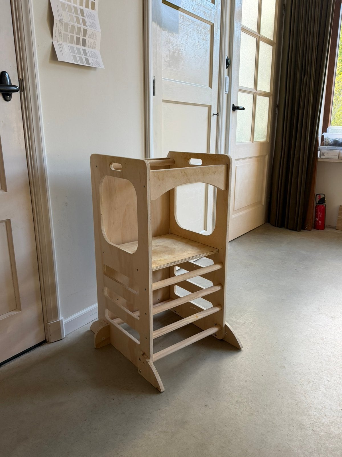 Deryan montessori leertoren klimtoren, Ophalen, Zo goed als nieuw, Inklapstoel