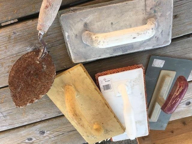 Stucspaan stucgereedschap raapspaan schuurbord spons troffel, Doe-het-zelf en Verbouw, Gereedschap | Handgereedschap, Ophalen of Verzenden