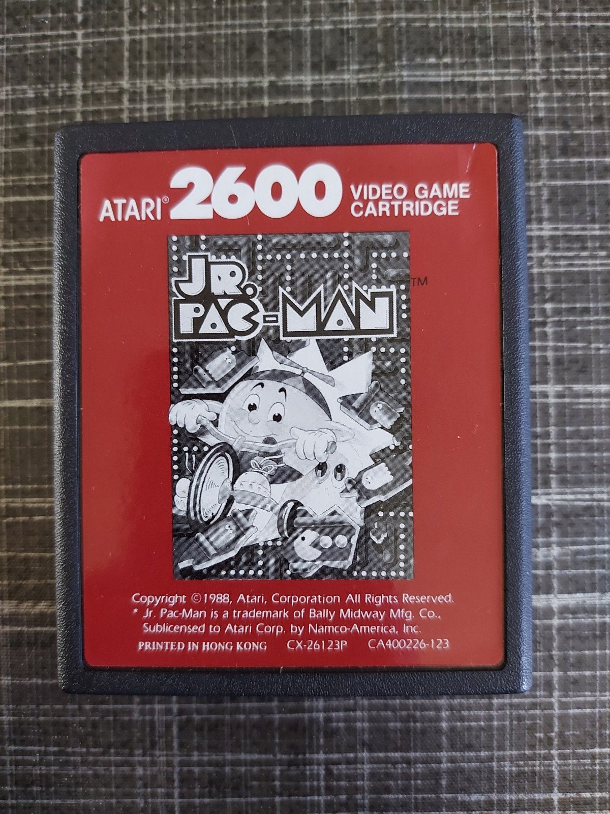 Atari 2600 Jr. Pac-Man Videogame Cartridge, Spelcomputers en Games, Puzzel en Educatief, Gebruikt, 1 speler, Ophalen of Verzenden