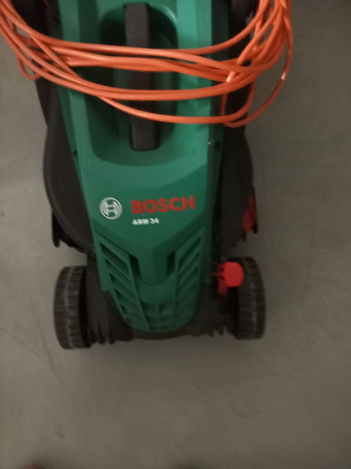 Bosch ARM 34 elektrische grasmaaier, Ophalen, Cirkelmaaier, Gebruikt, Elektrische grasmaaier