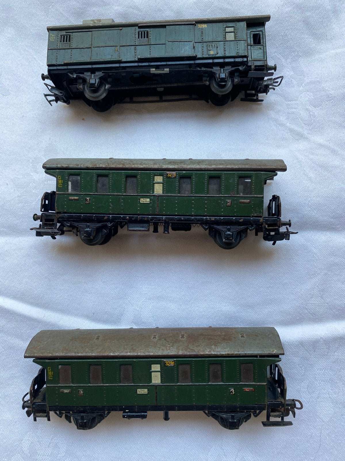 Märklin Wagons en Bagagewagon - Vintage Modelspoor4002 /4003, Hobby en Vrije tijd, Ophalen of Verzenden, Gebruikt, Wagon, Märklin