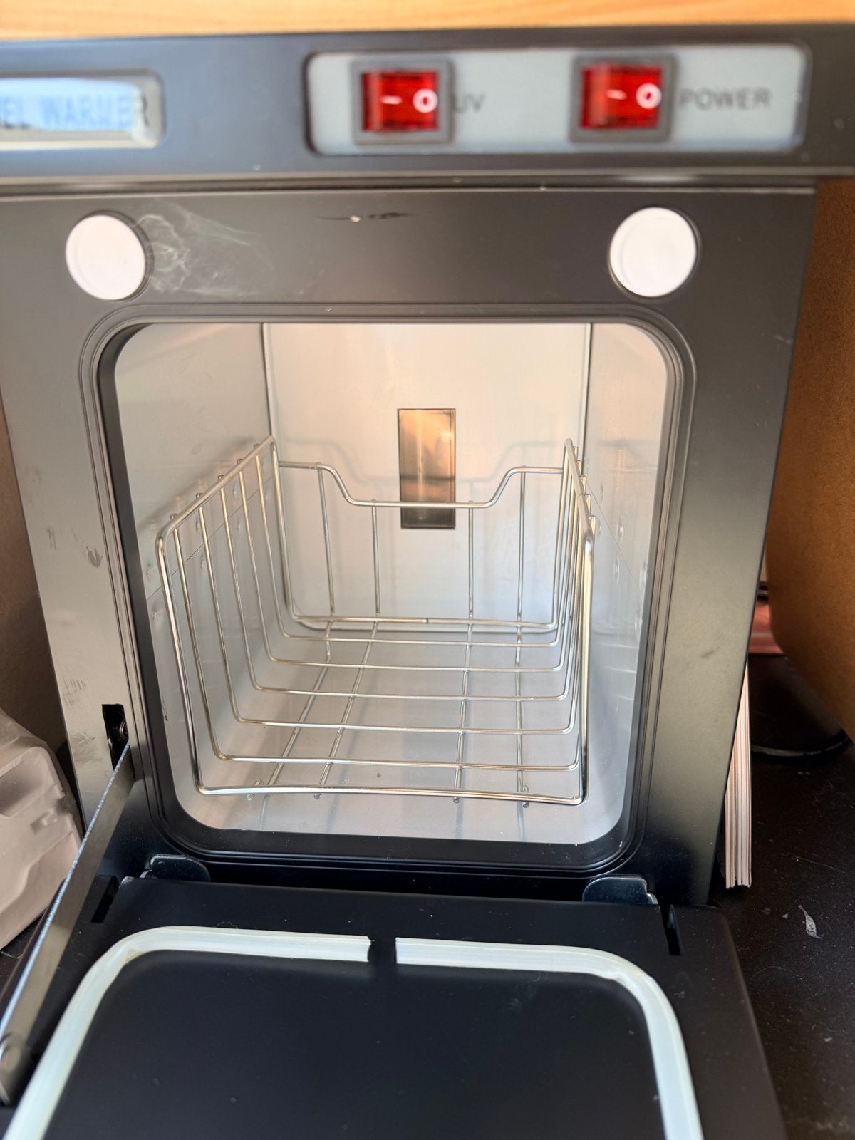Professionele Handdoekwarmer met UV-sterilisatie, Ophalen, Gebruikt