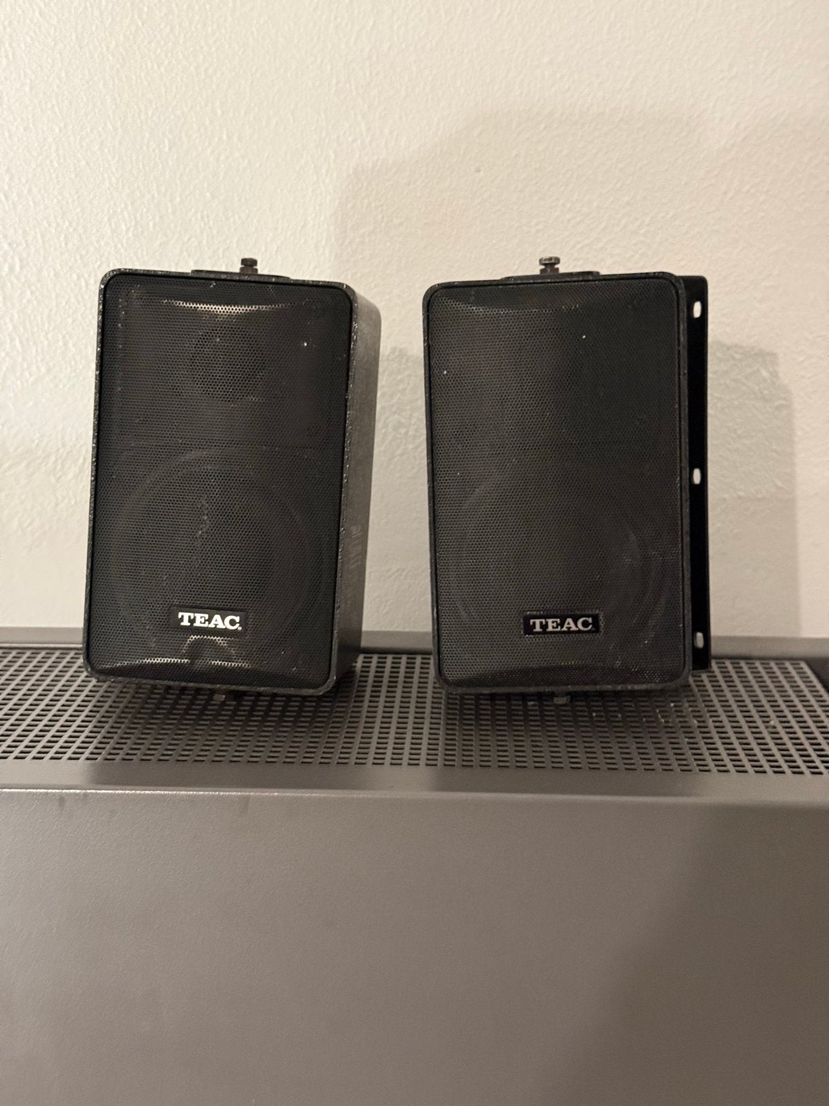 Teac LS-X8 luidsprekers met wandbeugels, Overige merken, Gebruikt, Inclusief muurbeugels, Ophalen of Verzenden