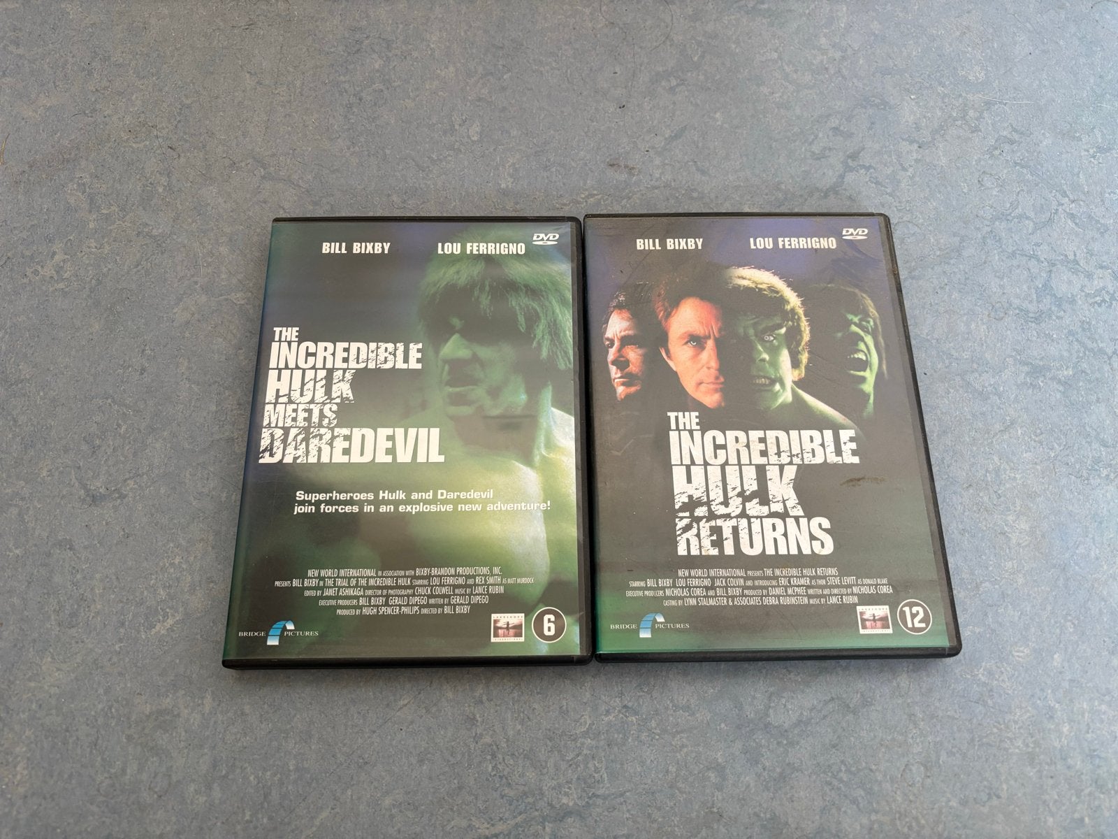 The Incredible Hulk Meets Daredevil & Returns DVD, Cd's en Dvd's, Engels, Nederlands, Ophalen of Verzenden, Zo goed als nieuw