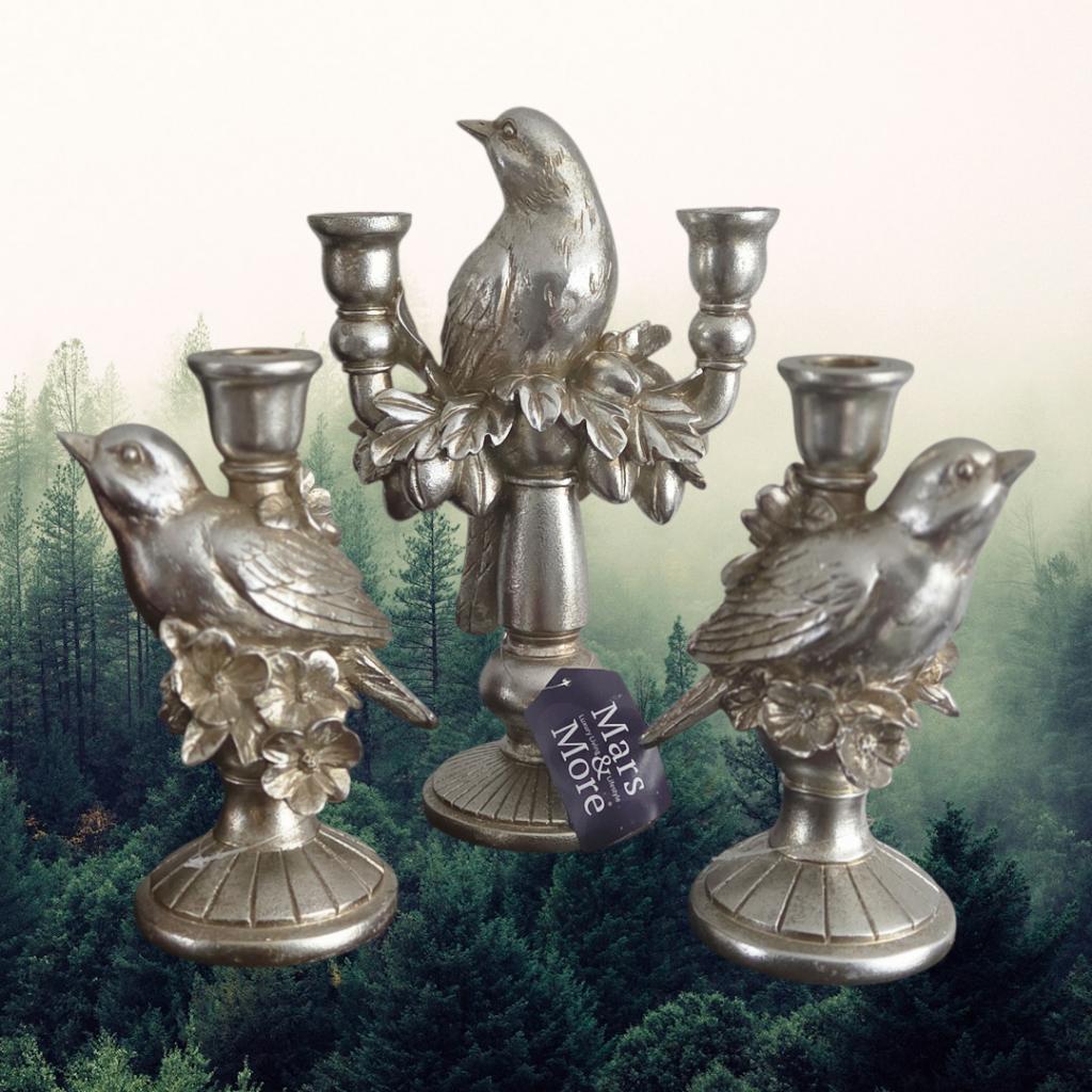Nieuw in onze collectie Mars&More BIRDS kandelaars, Mars&More, Platinastraat 100 7554 NB Hengelo, Nederland, Nieuw, Ophalen of Verzenden
