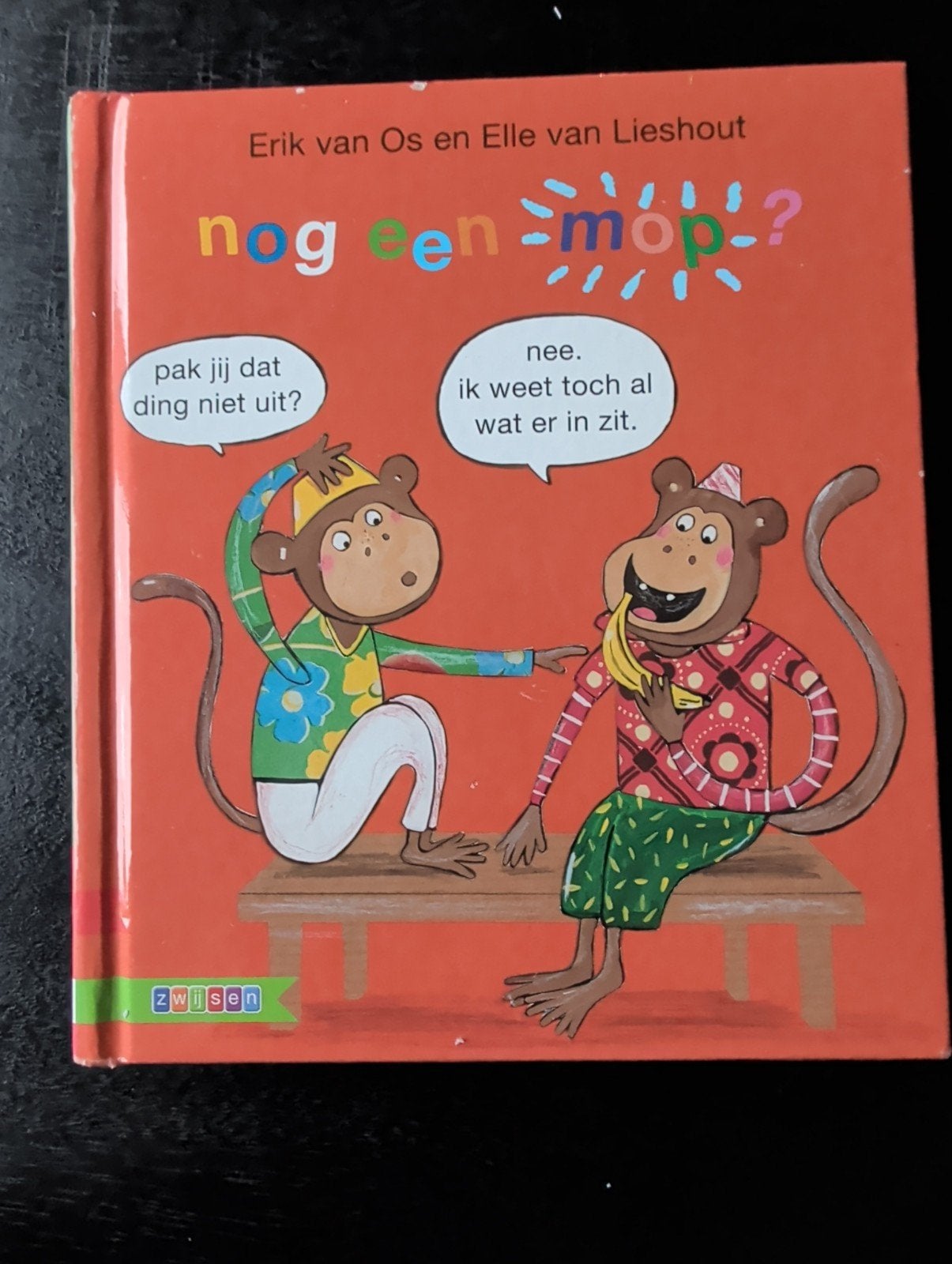 Nog een mop?! - Grappig moppenboek voor kinderen, Ophalen of Verzenden, Zo goed als nieuw, Erik van Os en Elle van Lieshout, Fictie algemeen