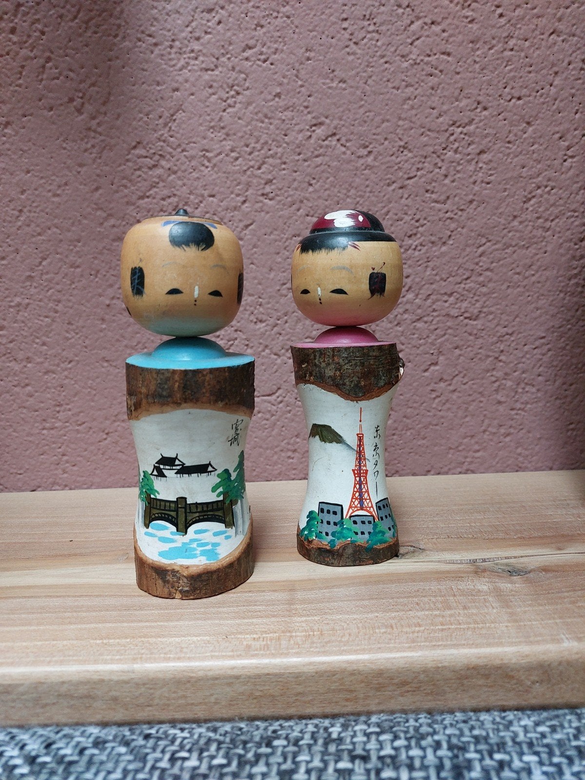 Kokeshi poppen. Setje. Kokeshi Dolls, Verzamelen, Ophalen of Verzenden, Gebruikt