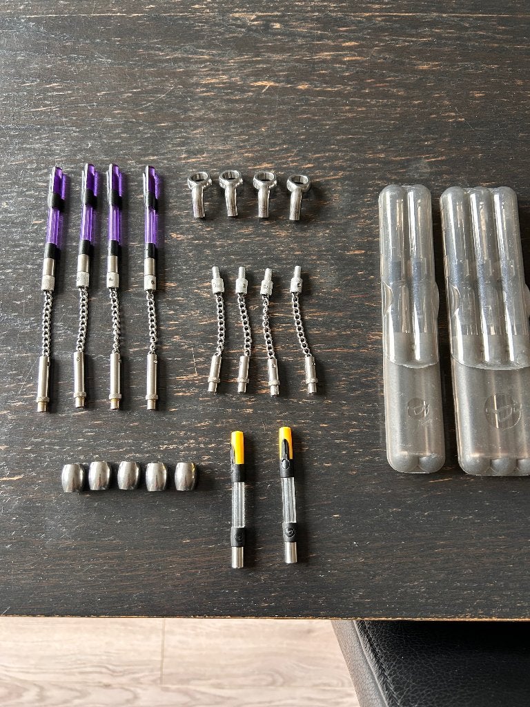 Korda stow bobbins paars. 4 stuks., Ophalen of Verzenden, Gebruikt, Overige typen