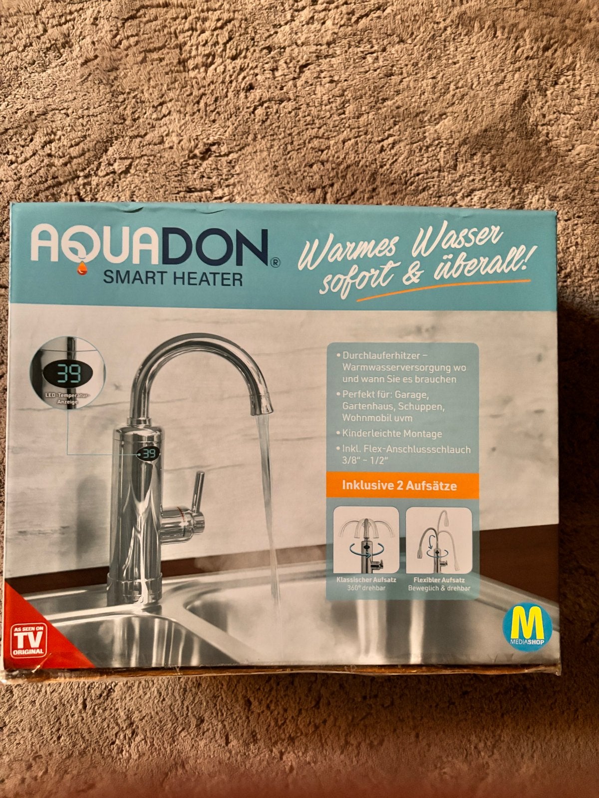Aquadon Smart Heater - Direct Warm Water, Ophalen, Nieuw