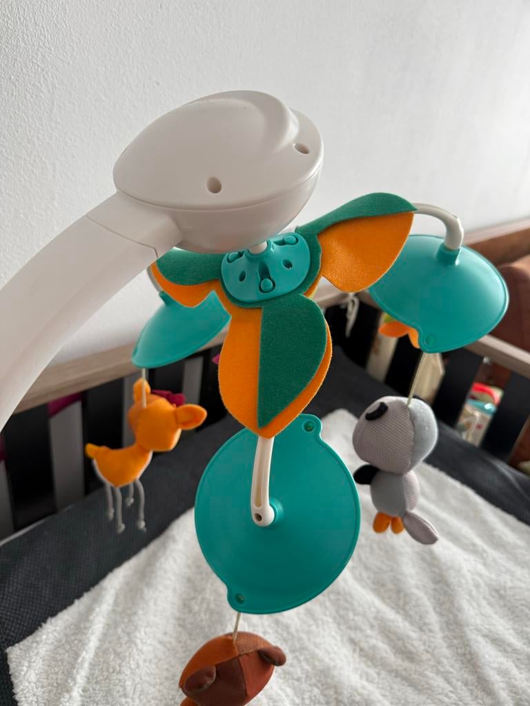 Tiny Love Mobiel met muziek en licht voor babybedje, Ophalen, Zo goed als nieuw, Mobiel, Met licht