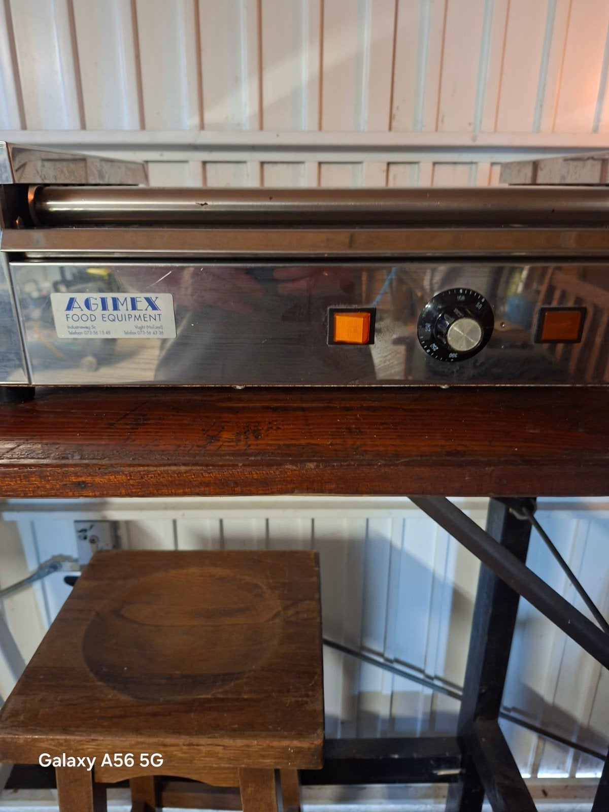AGIMEX Hotdog Roller Grill - Gebruikt, Ophalen, Gebruikt, Fornuis, Frituur en Grillen