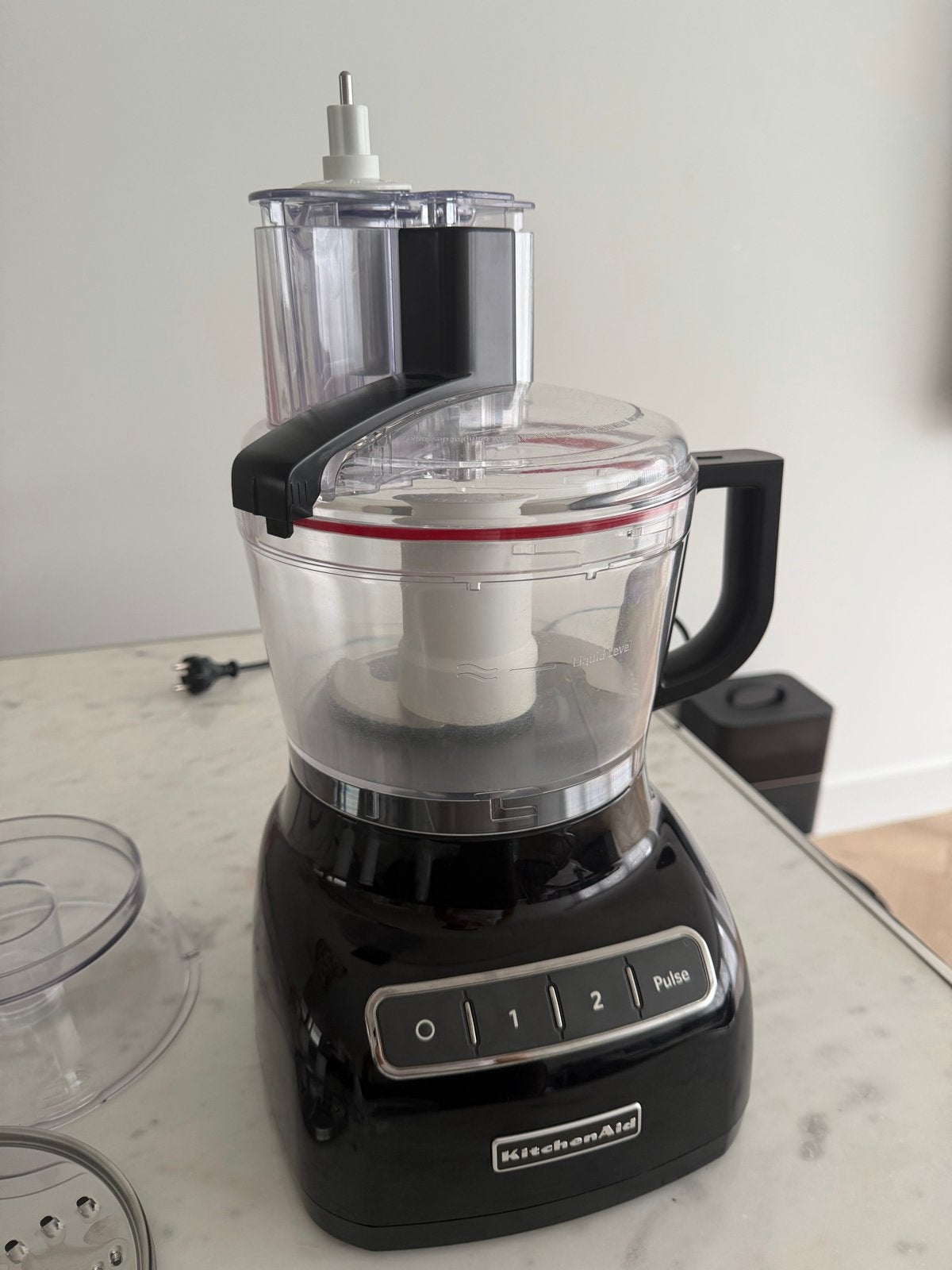 KitchenAid Foodprocessor 2.1L - Zwart (Zo goed als nieuw), Ophalen, 2 snelheden, Zo goed als nieuw, 2 tot 3 liter