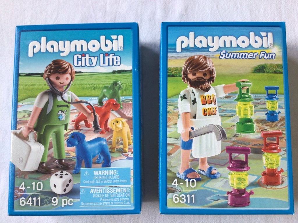 Playmobil speel spellen doosjes voor vakantie. Nieuw 2x., Verzenden, Nieuw, Complete set