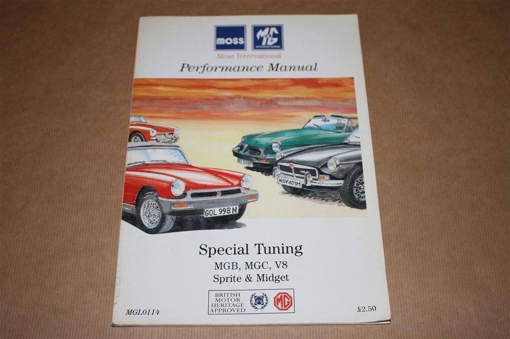 MGB, MGC, V8 Sprite Midget - Performance Manual, Ophalen of Verzenden