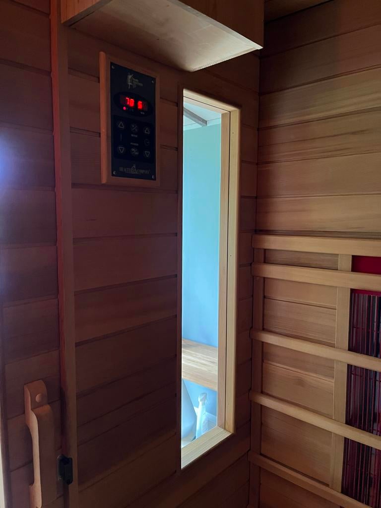 Luxe Infrarood Sauna voor Ontspanning Thuis, Ophalen, Zo goed als nieuw, Infrarood, Complete sauna