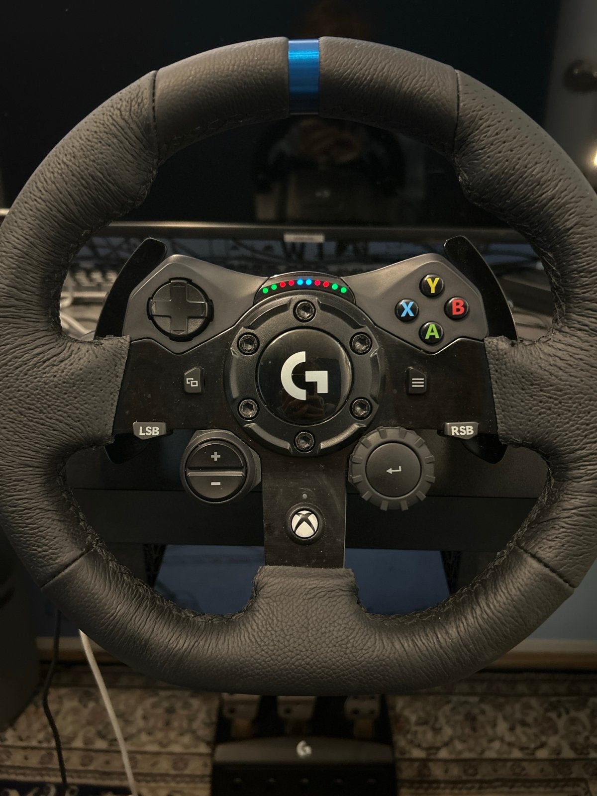 Logitech G920 Driving Force racestuur met pedalen voor xbox, Ophalen, Racestuur, Force feedback, Zo goed als nieuw