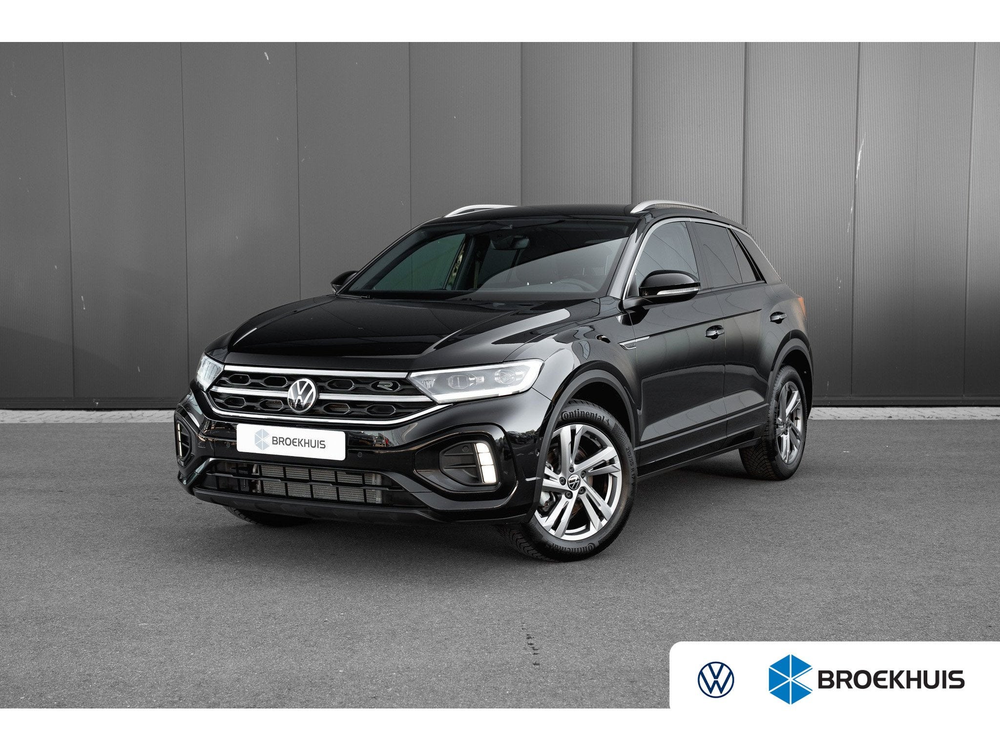 Volkswagen T-Roc 1.5 TSI 150pk 7-DSG R-Line, Auto's, Euro 6, 4 cilinders, Zwart, Origineel Nederlands