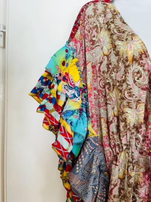 Ibiza look tuniek maat 46[v], Ophalen of Verzenden, Zo goed als nieuw, Maat 46/48 (XL) of groter, Overige kleuren