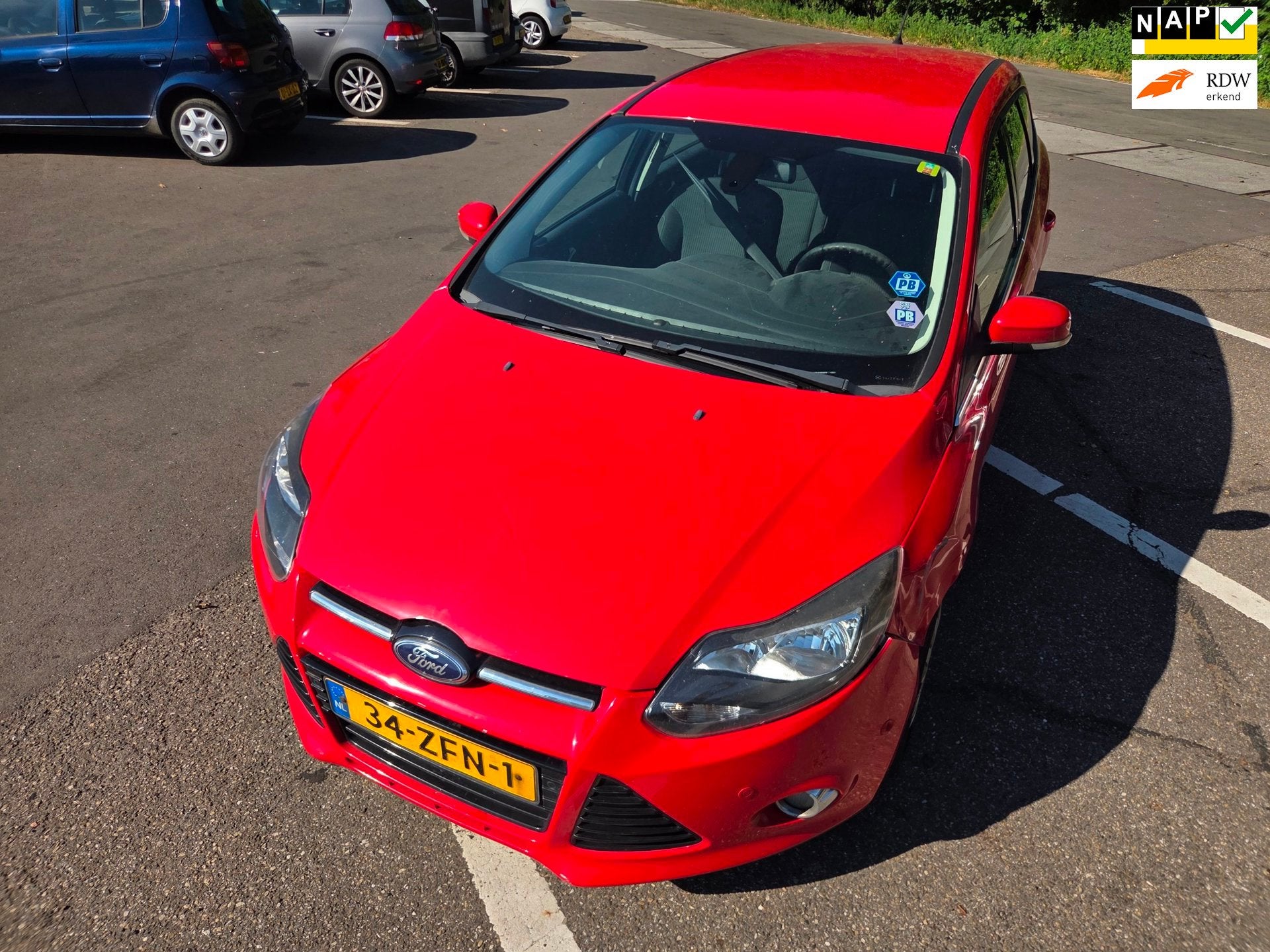 Ford Focus Wagon 1.6 TDCI ECOnetic Lease Titanium 100% good, Auto's, Ford, Euro 5, Gebruikt, 4 cilinders, Origineel Nederlands