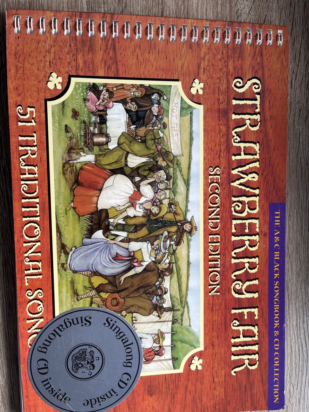 Strawberry Fair: 51 Traditionele Liedjes met CD, Boeken, Muziek, Ophalen of Verzenden, Zo goed als nieuw, Algemeen