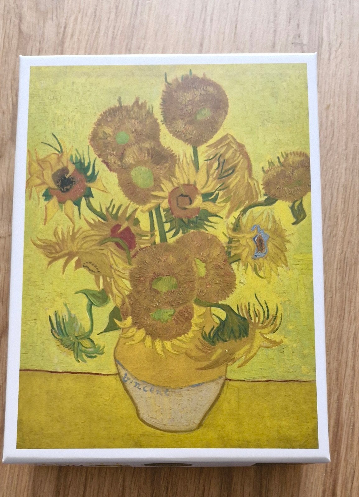 puzzel Vincent van Gogh - Zonnebloemen, 1000 stukjes, Ophalen of Verzenden, 500 t/m 1500 stukjes, Zo goed als nieuw, Legpuzzel