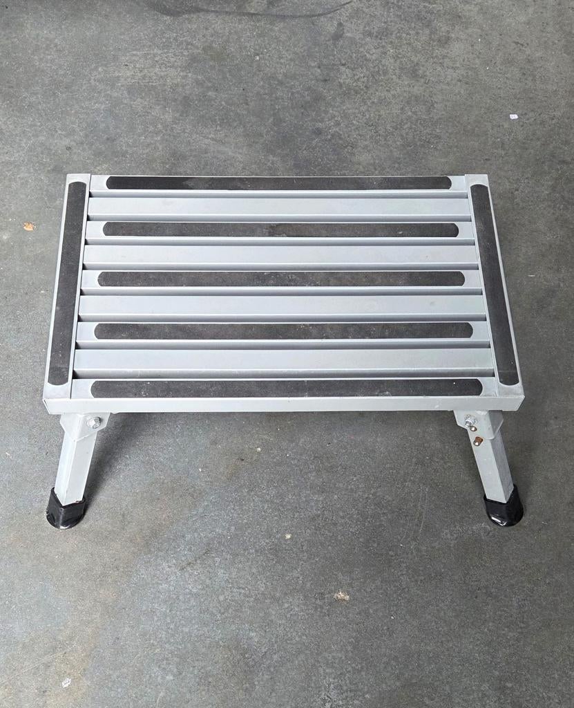Haba inklapbaar aluminium opstapje opstap anti-slip, Caravans en Kamperen, Caravan accessoires, Ophalen of Verzenden