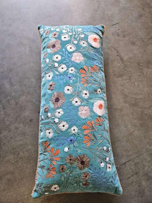 kussen ``WOONWINKEL RUSTIEK``, Blauw, Nieuw, Inclusief binnenkussen, Ophalen of Verzenden