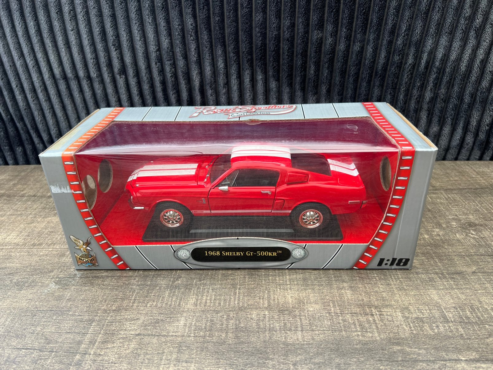 Ford mustang shelby Gt 500 KR 1968 road signature collection, Ophalen of Verzenden, Nieuw, Auto, Overige merken