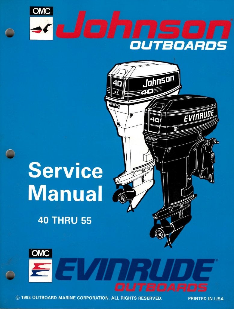 Service manuals Johnson // Evinrude // OMC, Watersport en Boten, Ophalen of Verzenden, Nieuw, Motor en Techniek, Zeilboot of Motorboot