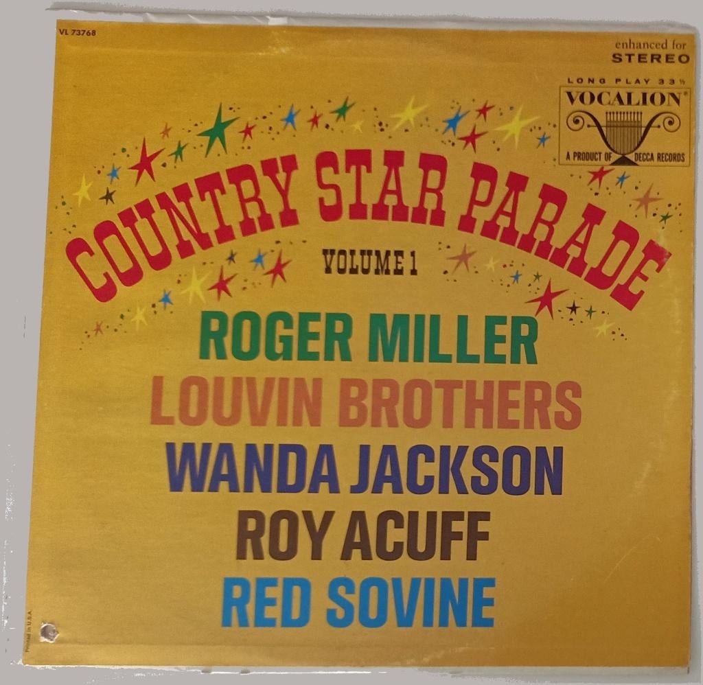 Country Star parade. Volume 1. NR0333, Verzenden, Gebruikt, 12 inch