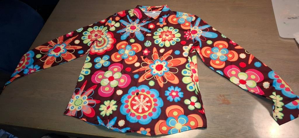 Blouse flower power, hippie oid, Kleding | Heren, Ophalen, Nieuw
