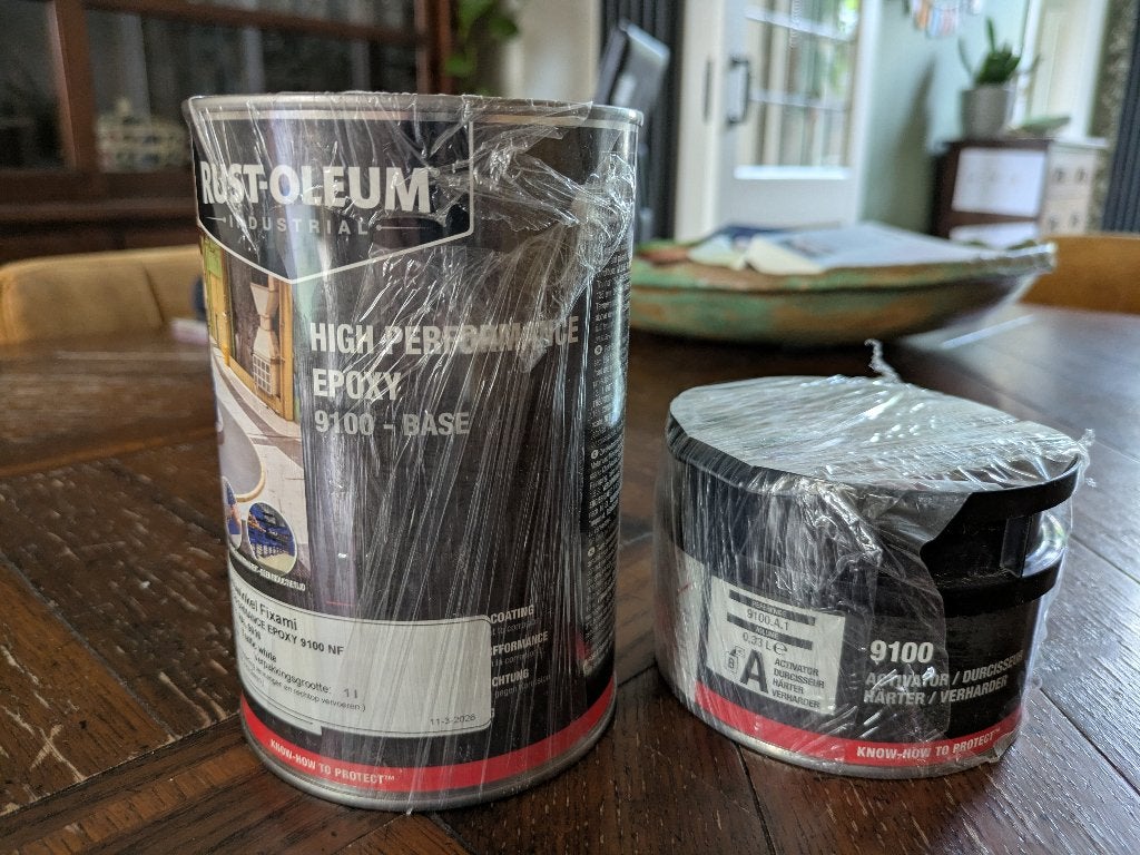 Rust-Oleum High Performance 2k Epoxy 9100 NF Verf, Wit, Nieuw, Ophalen of Verzenden, Lak